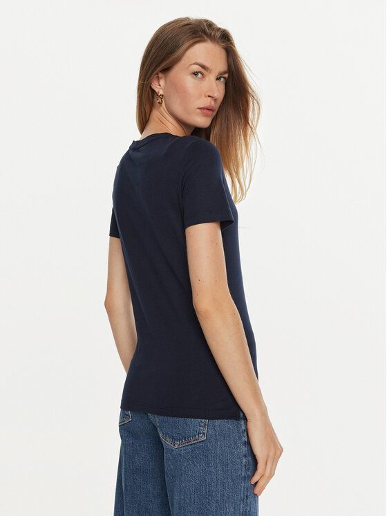 Guess Guess Футболка W1YI1B I3Z14 Cиній Regular Fit