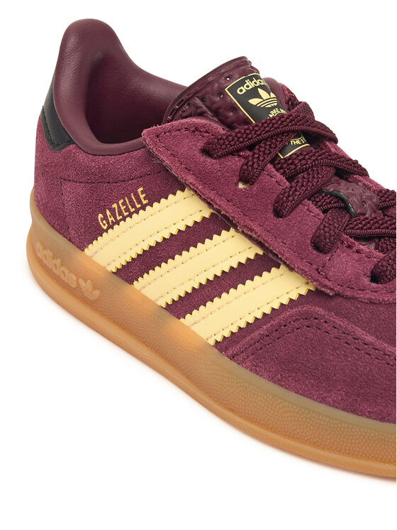 adidas Снікерcи adidas Gazelle Indoor Comfort Closure Elastic KI7355 Бордовий