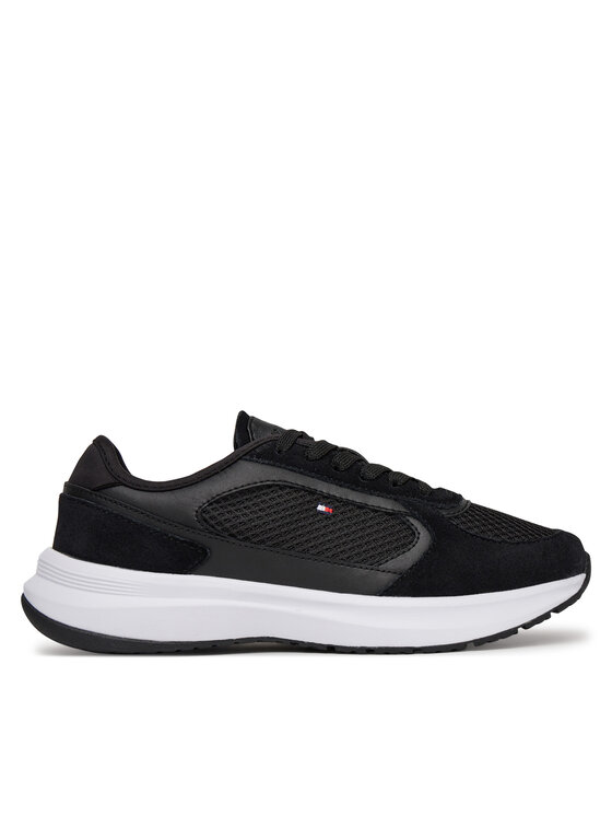 Tommy Hilfiger Sneakersy Tommy Hilfiger Sporty Runner FW0FW08644 Czarny