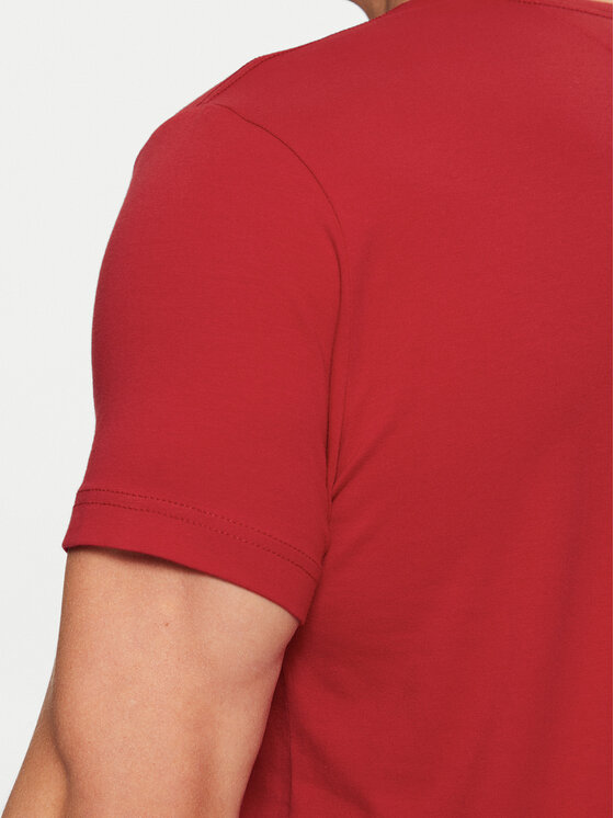 Tommy Hilfiger Tommy Hilfiger Majica MW0MW10800 Rdeča Slim Fit