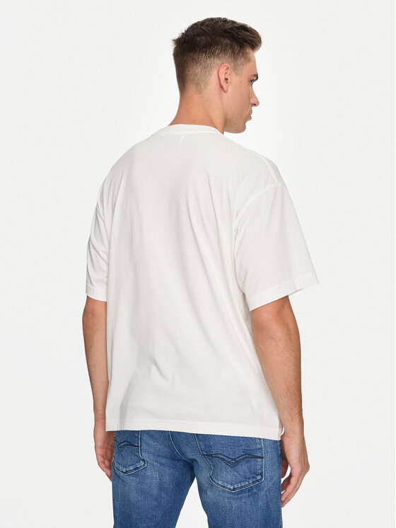 REPLAY Replay T-shirt MMG334.000.23454 Bijela Oversize