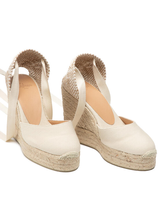 Castañer Espadrilky Castañer Carina/8ED/001 Béžová