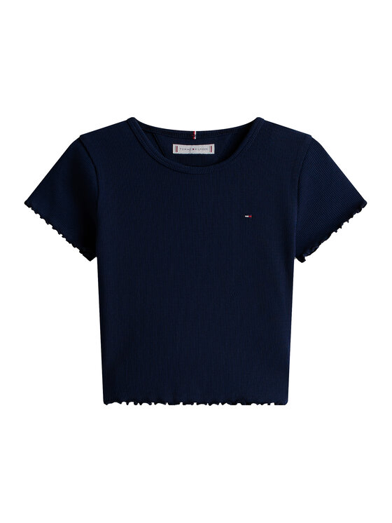 Tommy Hilfiger Tommy Hilfiger Camiseta KG0KG08590 Azul marino Slim Fit