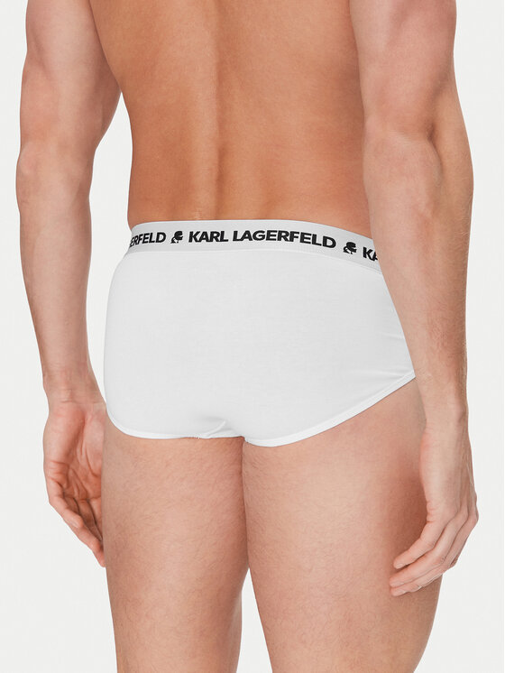 KARL LAGERFELD KARL LAGERFELD Komplet spodnjih hlač slip﻿ A1M47152 Bela