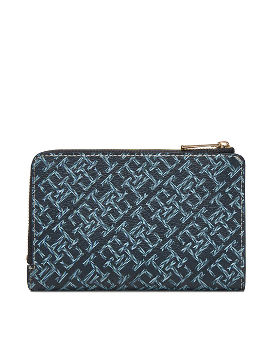 Tommy Hilfiger Denarnica Tommy Hilfiger Th Icon Bifold Wallet Monoplay AW0AW18594 Mornarsko modra