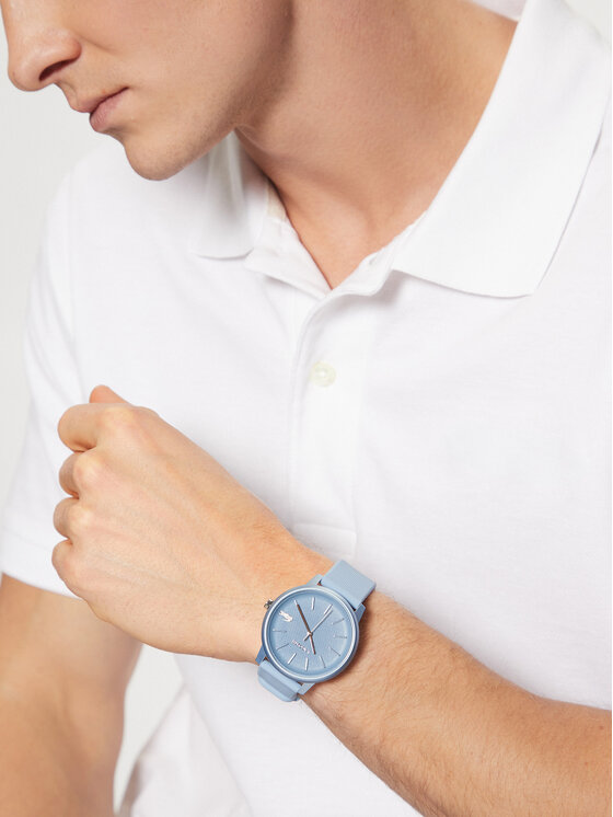 Lacoste Hodinky Lacoste 12.12 Move 2011282 Světle modrá