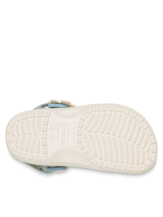 Crocs Шльопанці Crocs Clsc Dnm Flwr Adj BackstrapCgT 212512 Сірий