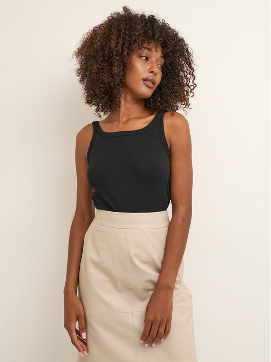 Kaffe Kaffe Felső Carna 10507348 Fekete Shaped Fit