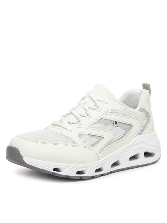 Rieker Sneakersy Rieker N5205-80 Écru