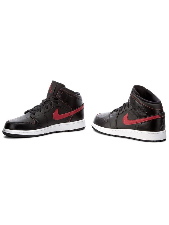 Nike Αθλητικά Nike Air Jordan 1 Mid Bg 554725 009 Μαύρο