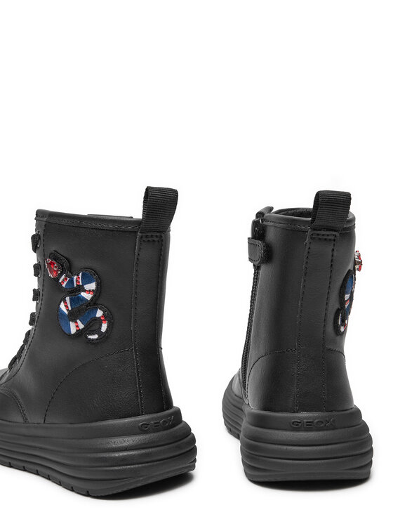 Geox Čižmy Geox J Phaolae Girl J46ETD 000BC C9999 M Čierna
