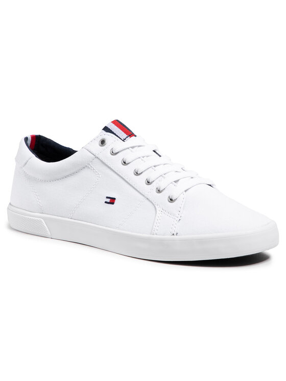 Tommy Hilfiger Sneakersy Tommy Hilfiger Iconic Long Lace Sneaker FM0FM01536 Biały