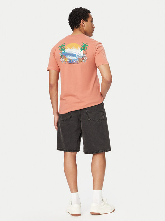 Quiksilver Quiksilver Camiseta EV Barrel Paradise EQYZT08285 Rosa claro Regular Fit