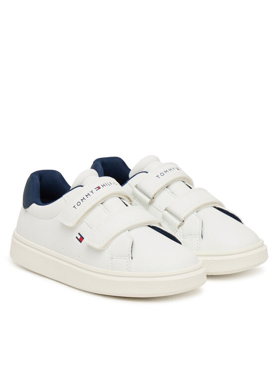 Tommy Hilfiger Αθλητικά Tommy Hilfiger Low Cut Velcro Sneaker T1X9-35216-1355 S Λευκό