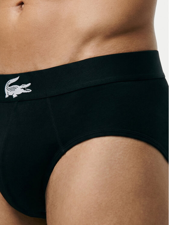 Lacoste Lacoste Conjunto de slips 8H7761 Negro