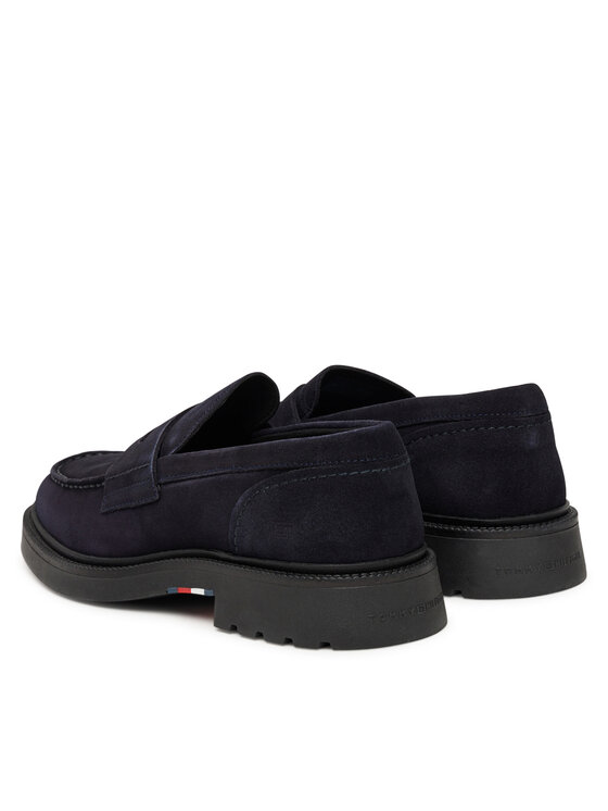 Tommy Hilfiger Mokasíny Tommy Hilfiger Comfort Lwt FM0FM05727 Tmavomodrá