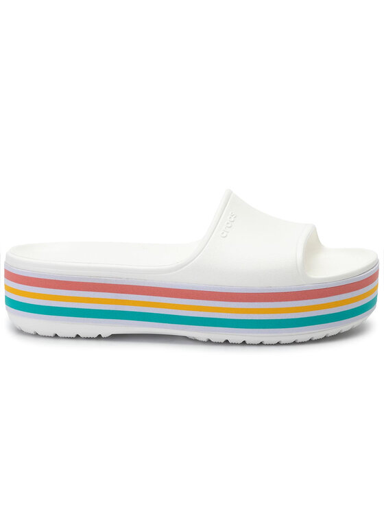 Crocs Papucs Crocs Cb Platform Bld Color Slide 205693 Fehér