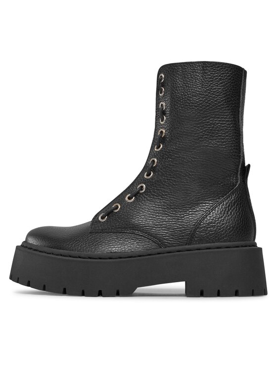 Steve Madden Черевики туристичні Steve Madden Odilia Bootie SM11002631 SM11002631-017 Чорний
