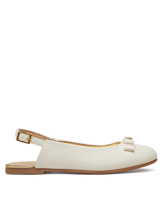 Tommy Hilfiger Sandali Tommy Hilfiger Ballerina Chanel T4A3-33929-0206 S Écru
