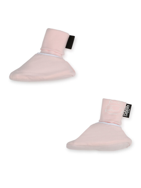 Karl Lagerfeld Kids Set čiapka a ponožky Karl Lagerfeld Kids Z30180 Ružová