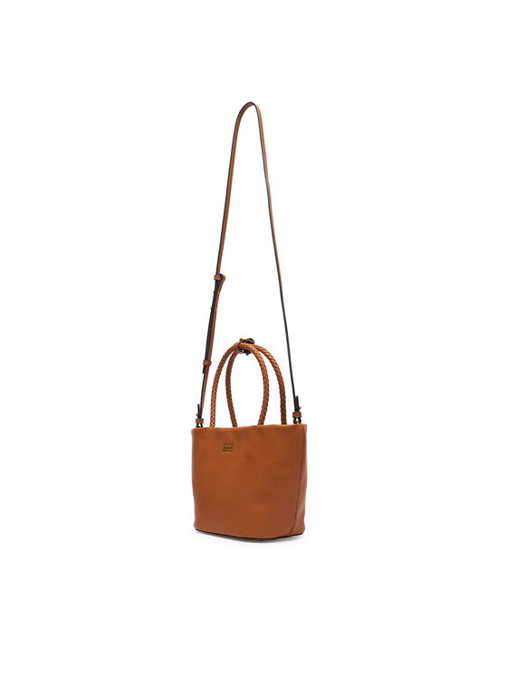 Tommy Hilfiger Soma Tommy Hilfiger Th Marina Bucket Leather AW0AW18739 Brūns