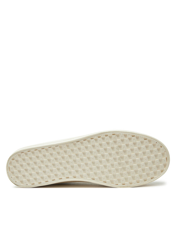 Tommy Hilfiger Sneakers Tommy Hilfiger Vulc Leather Sneaker Monogram FW0FW08331 Écru