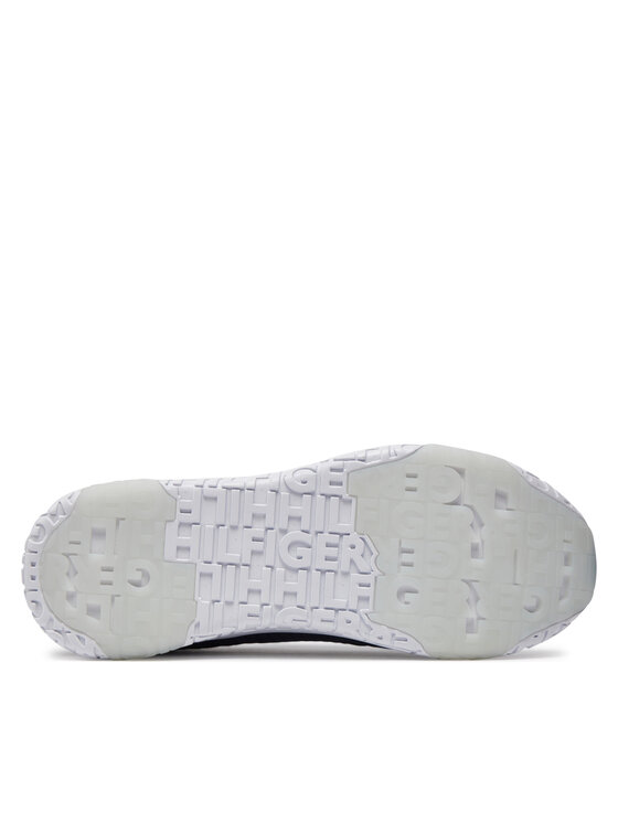 Tommy Hilfiger Superge Tommy Hilfiger Corporate Knit Rib Runner FM0FM02838 Mornarsko modra