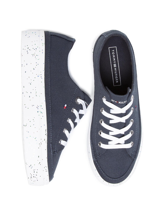 Tommy Hilfiger Scarpe sportive Tommy Hilfiger Glitter Flatform Sneaker FW0FW04693 Blu scuro