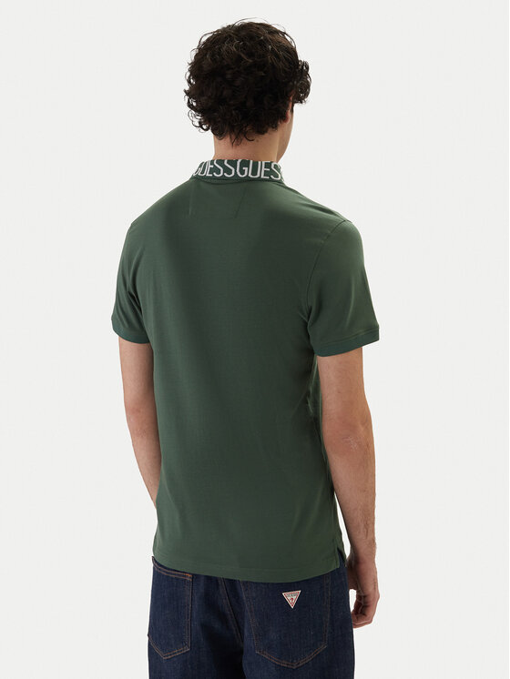 Guess Guess Polo M6GP66 K3070 Verde Slim Fit
