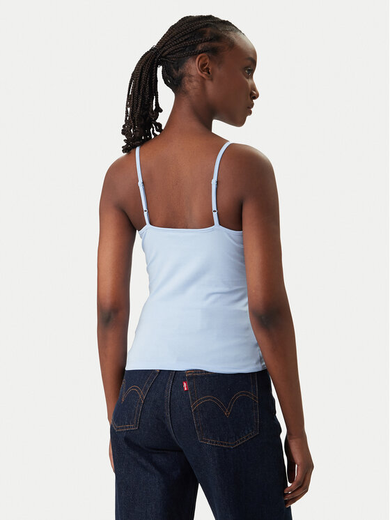 Tommy Jeans Tommy Jeans Top Essential DW0DW20675 Celeste Slim Fit