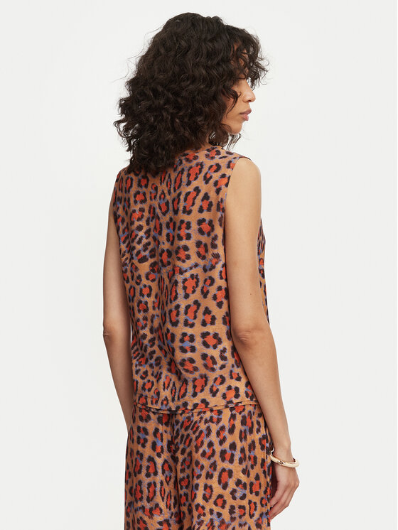 LOLA CASADEMUNT LOLA CASADEMUNT Топ MS2615033 Коричневий Regular Fit