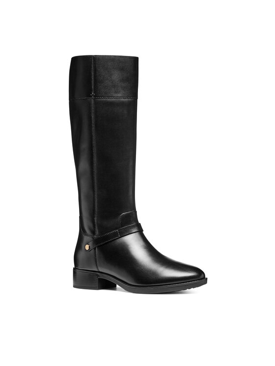 Geox Jātnieku tipa zābaki Geox D Felicity D56G1B 00043 C9999 Melns