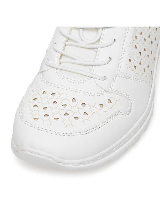 Rieker Sneakersy Rieker L3288-80 Biały
