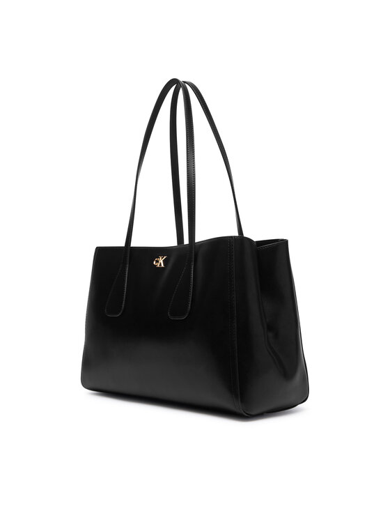 Calvin Klein Kabelka Calvin Klein Ck Medium Work Tote LV04F3442G Čierna