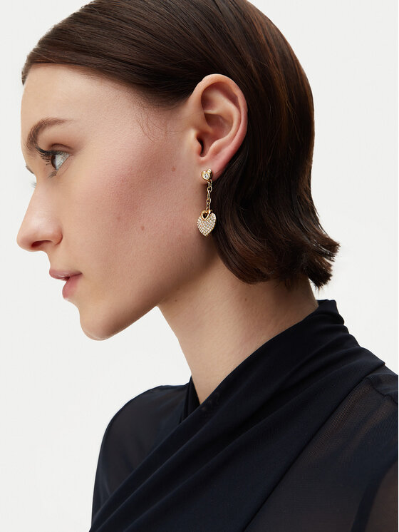 Guess Naušnice Guess JUBE05 210JW Zlatá