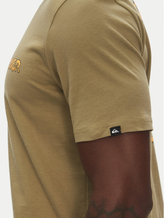 Quiksilver Quiksilver Футболка Ev Disconnect Effects EQYZT08049 Хакі Regular Fit