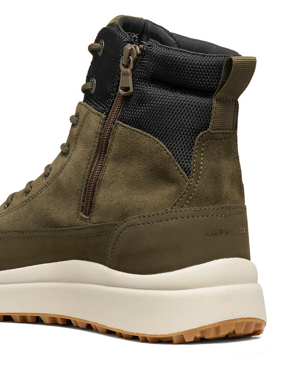 Geox Sneakersy Geox U Granito + Grip B Abx U66FZA 0223R C3009 Tmavě zelená