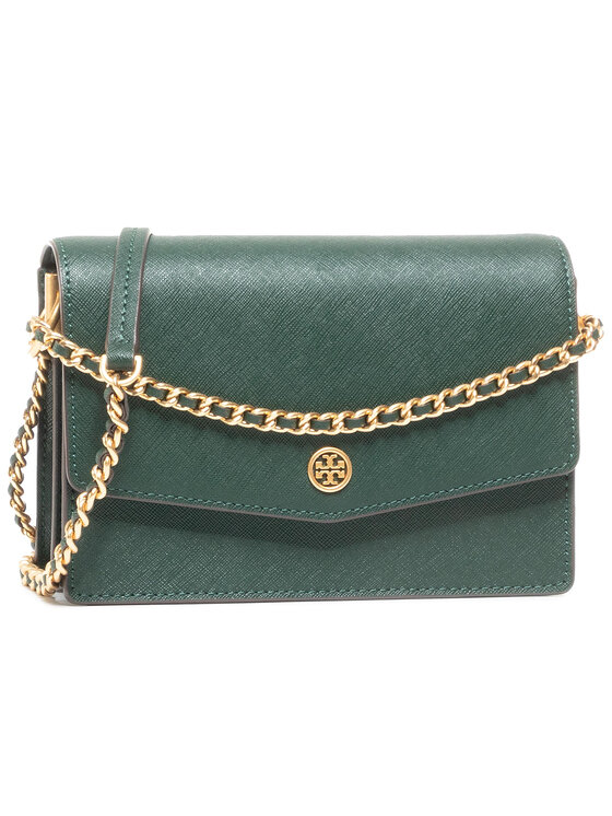 Tory Burch Сумка Tory Burch Robinson Mini Shoulder Bag 75247 Зелений