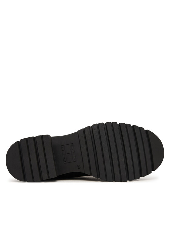 Tommy Jeans Ορειβατικά παπούτσια Tommy Jeans Tjw Cleated Lace Up Boots EN0EN03104 Μαύρο