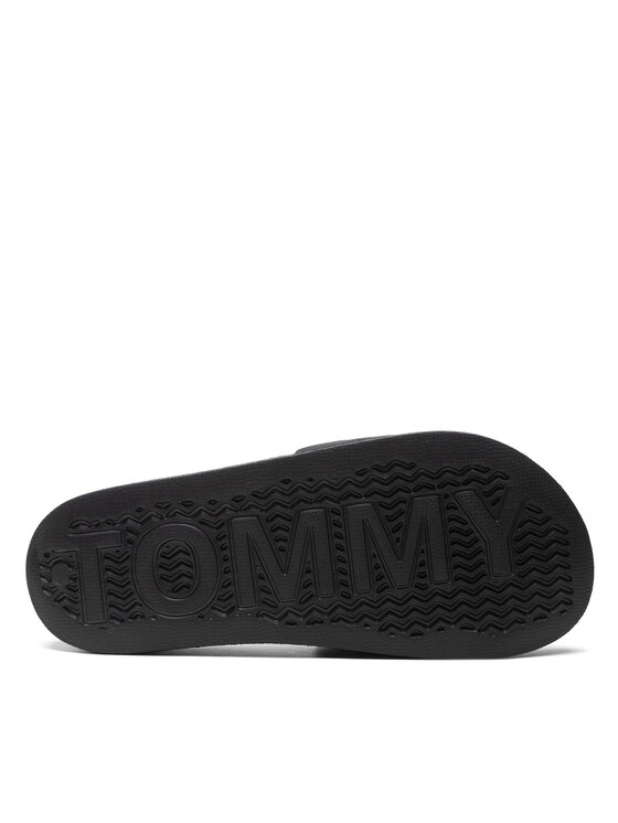 Tommy Jeans Natikače Tommy Jeans Padded Tommy Jeans Pool Slide EM0EM01041 Crna