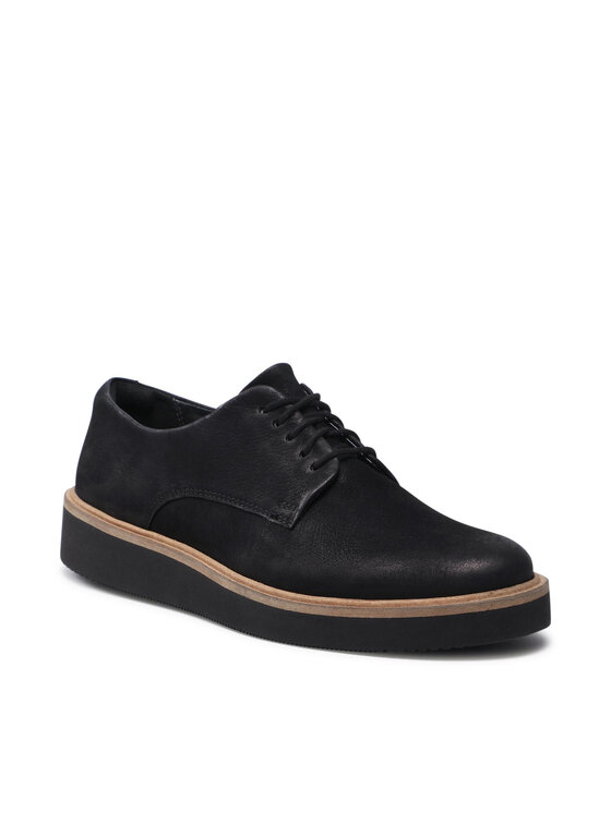 Clarks Półbuty Clarks Baille Stitch 261574364 Czarny