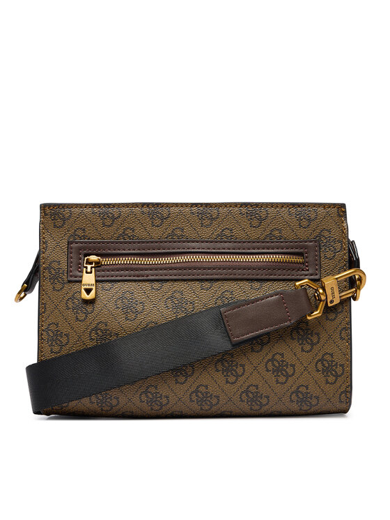 Guess Плоска сумка Guess HMMILO P6157 Коричневий