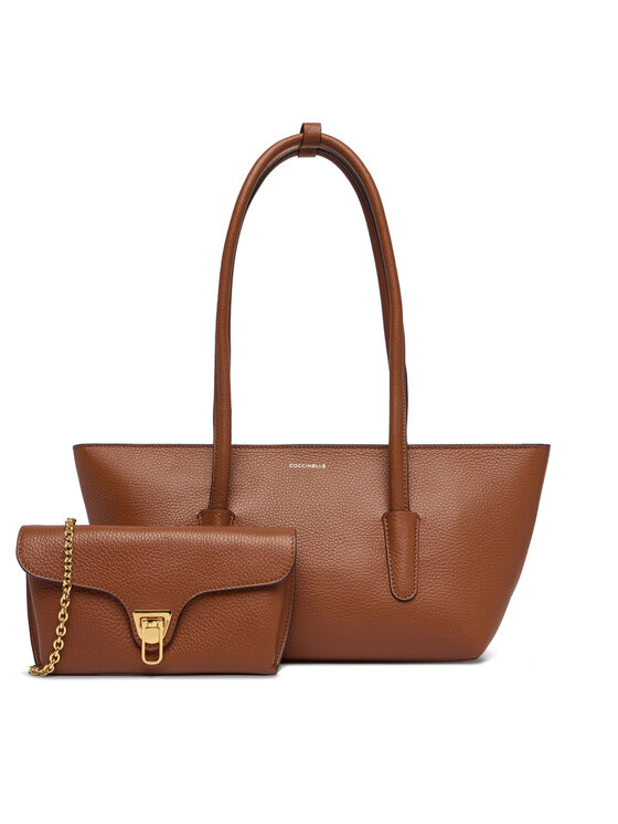 Coccinelle Сумка Coccinelle T8A Coccinelle Double Beat E1 T8A 11 03 01 Коричневий