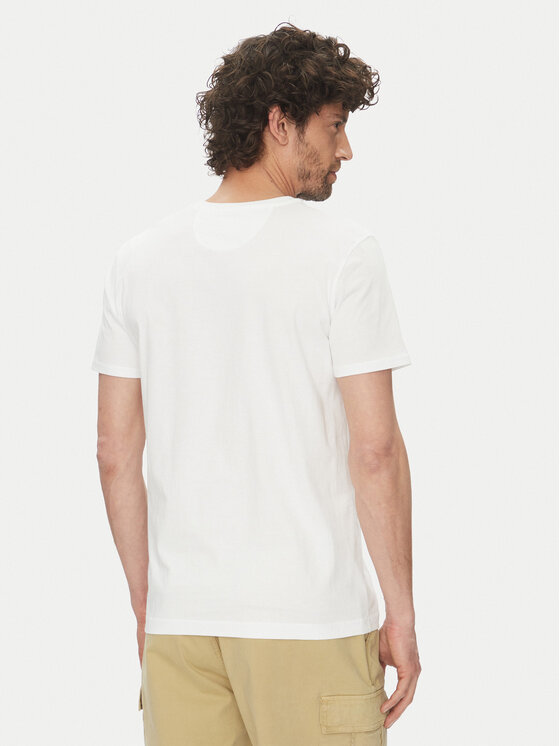 La Martina La Martina Футболка Anselm MARG31 JS206 Білий Regular Fit