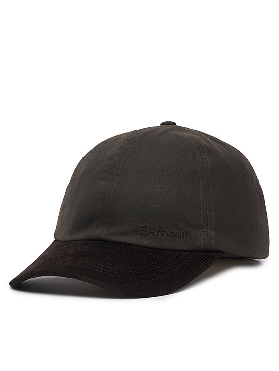 Barbour Шапка с козирка Barbour MHA0913OL71 Тъмнозелен