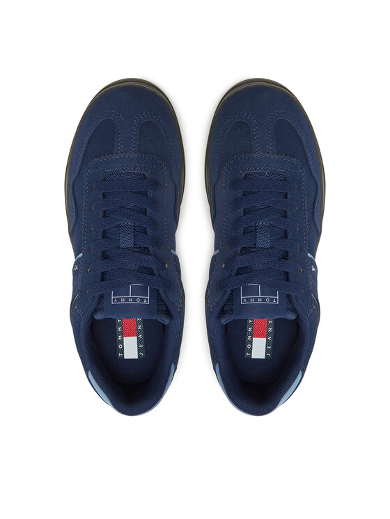 Tommy Jeans Sneakersy Tommy Jeans The Greenwich Suede EN0EN02696 Granatowy