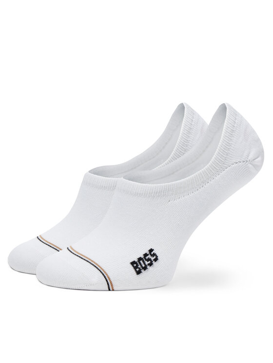 BOSS Șosete joase BOSS Iconic 50522704 Alb
