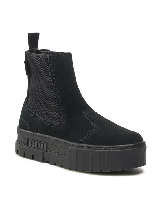 Puma Боти тип челси Puma Mayze Chelsea Suede Wn's 382829 01 Черен
