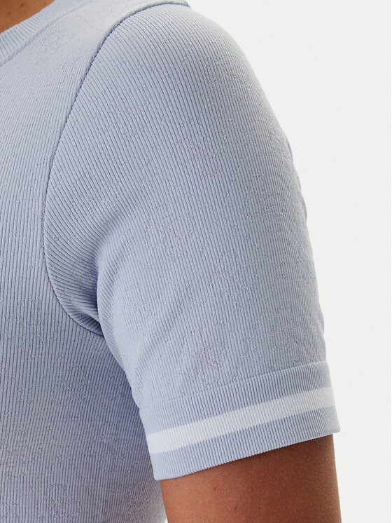 Guess Guess Camiseta V6RP02 Z4692 Celeste Slim Fit