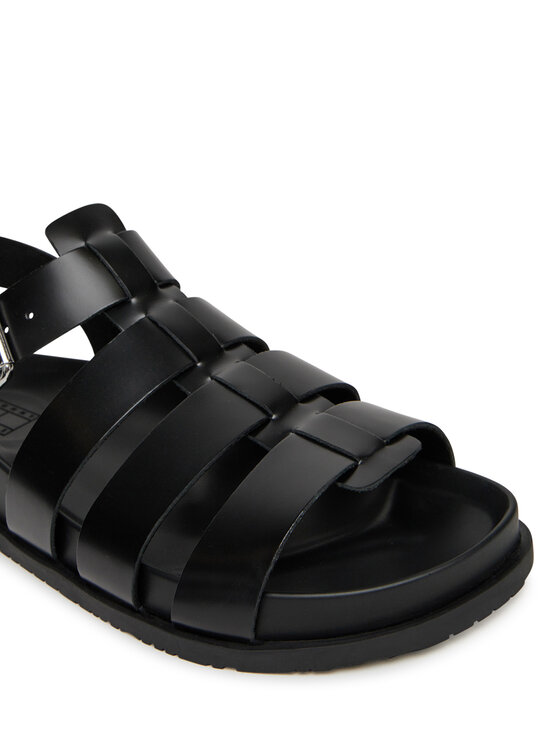 Tommy Jeans Sandały Tommy Jeans Tjw Fisherman Patent Sandal EN0EN02874 Czarny